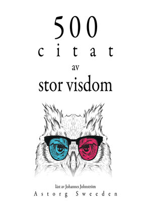 cover image of 500 citat av stor visdom